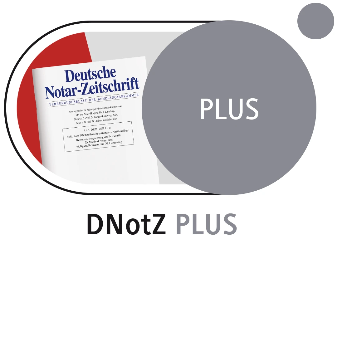 Produktabbildung beck-online. DNotZ PLUS